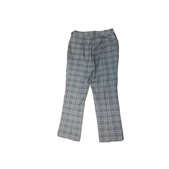 Who What Wear Plaid Pants Size 8 Gray White NWT - Picture 4 of 9